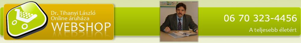dr. Tihanyi László webáruháza prémium minőségű lúgosító, immunrendszer erősítő termékekkel: SuperGreens, gyógygombák (ganoderma - pecsétviaszgomba, cordyceps - hernyógomba, maitake - bokrosgomba, shiitake), kolosztrum (szarvasmarha előtej), C-vitamin, D-vitamin