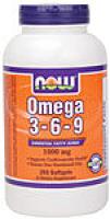 NOW Omega 3-6-9, 250db kapszula