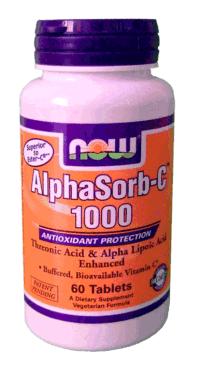 AlphaSorb-C™ 1000 - 60 Tabletta NOW