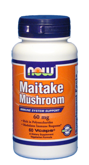 Maitake Mushroom (NOW) 60mg, 60db