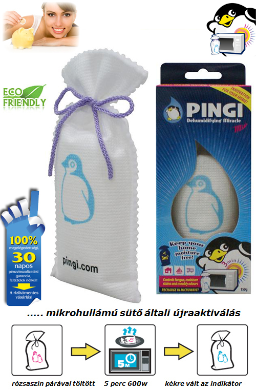 Pingi páramentesítő zsák - 150gr